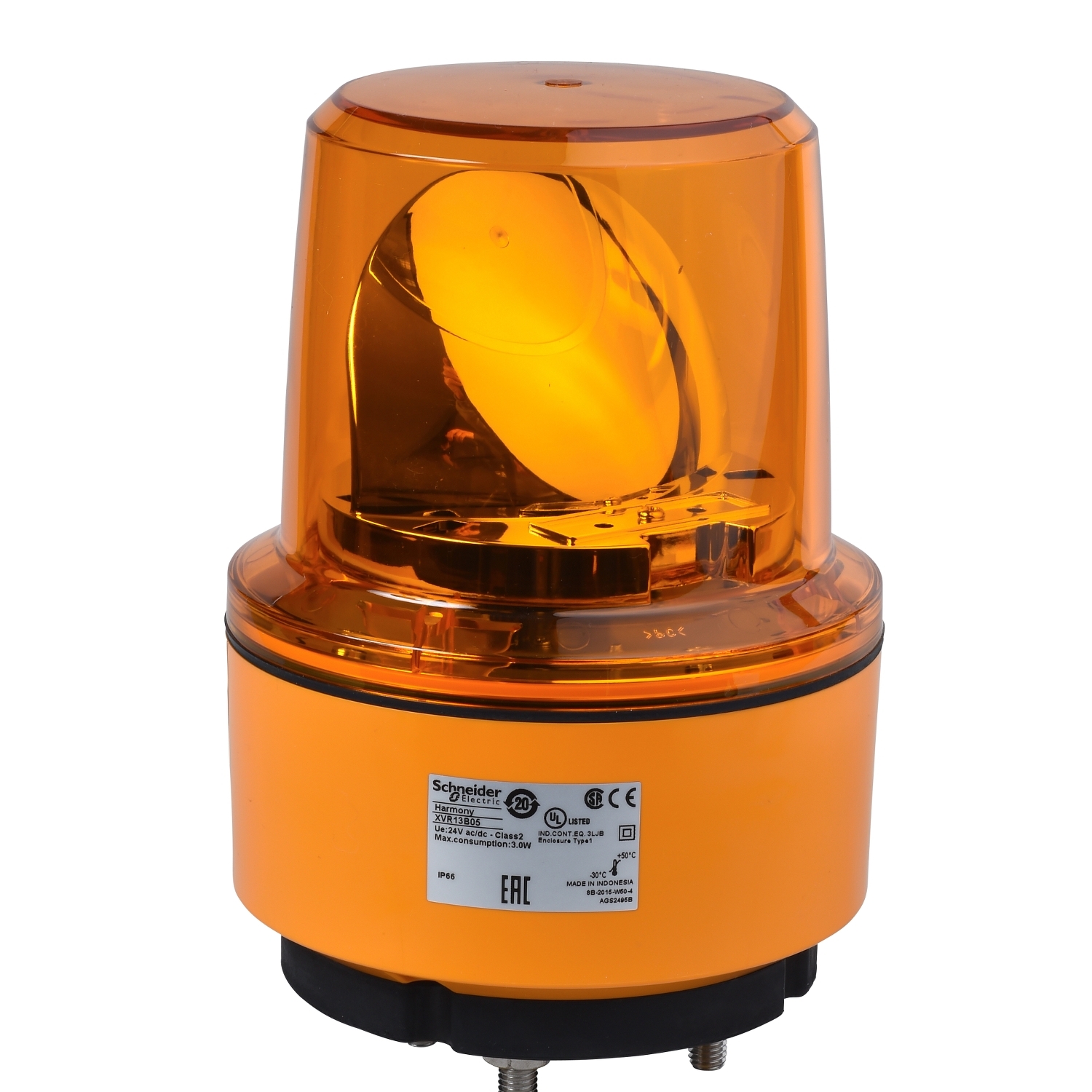 SQUARE D BEACON LIGHT 130MM ORG 24VDC